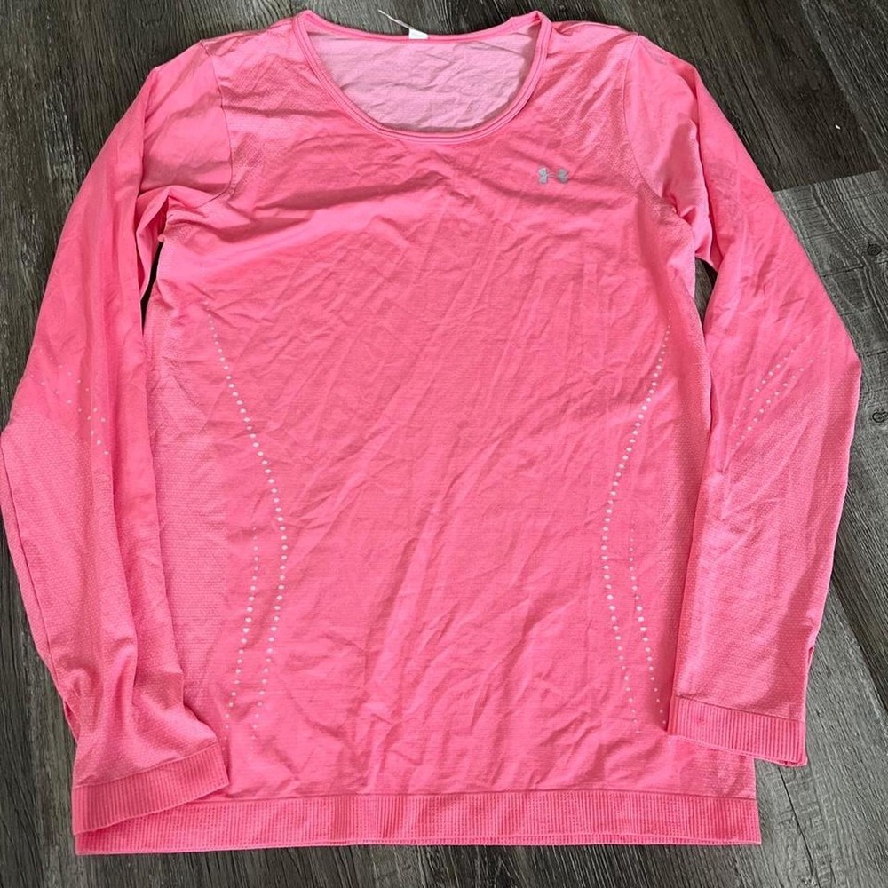 Pink Under Armour Long Sleeve Shirt
